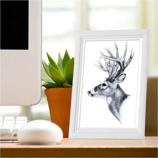 BukkitBow - Massief Houten Fotolijst - Diverse Maten - Modern Ontwerp - 5-Delig Set Fotolijsten