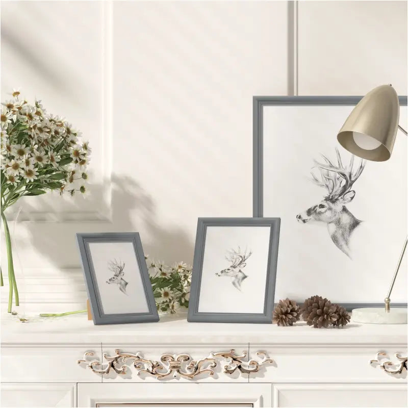 BukkitBow - Massief Houten Fotolijst - met Glasbescherming - Veelzijdige Maten - Modern Design