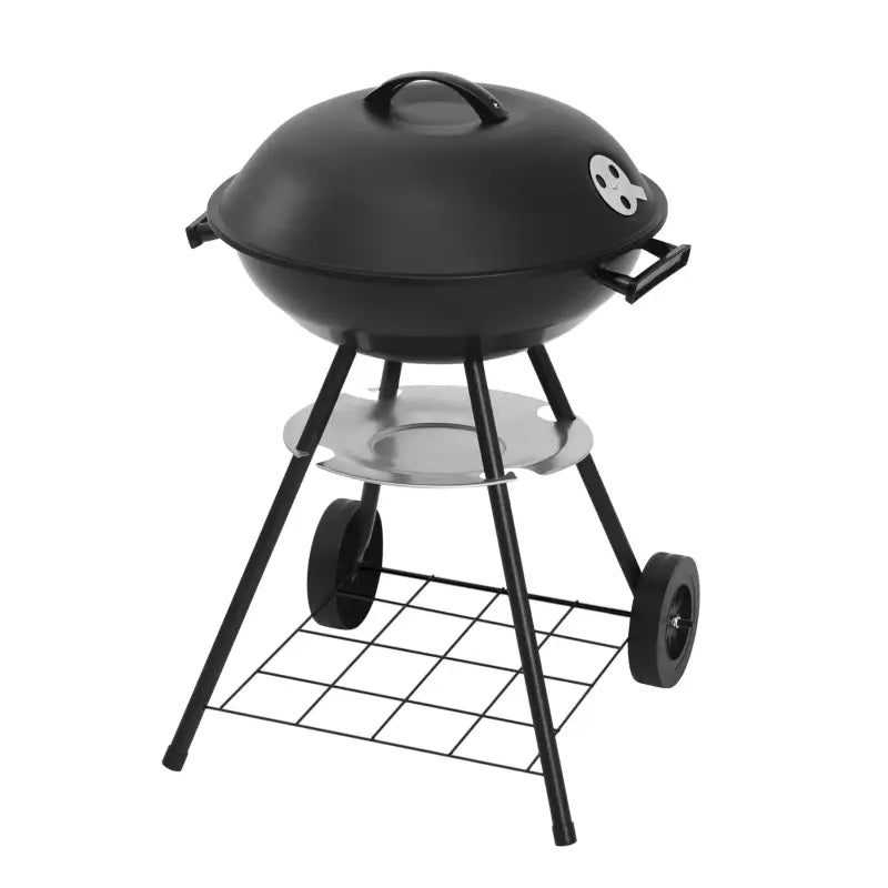 BukkitBow - Mobiele Houtskoolbarbecue - Metaal en Kunststof - 44x73 cm - 41,5 cm Grilloppervlak