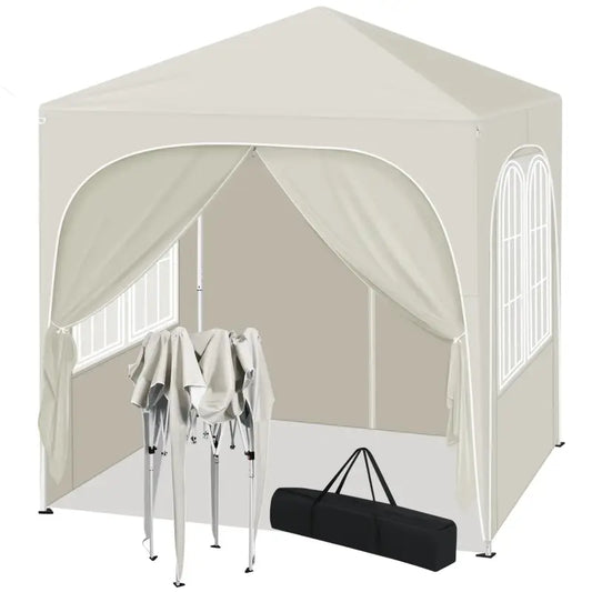 BukkitBow – Opvouwbare Partytent 2x2m – Oxford Stof en Metaal – UV-bestendig en Waterdicht – Verstelbaar in Hoogte