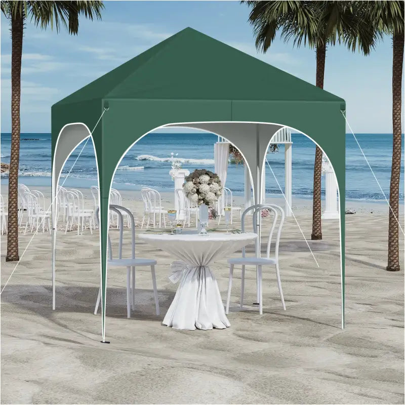 BukkitBow – Opvouwbare Partytent 2x2m – Oxford Stof en Metaal – UV-bestendig en Waterdicht – Verstelbaar in Hoogte