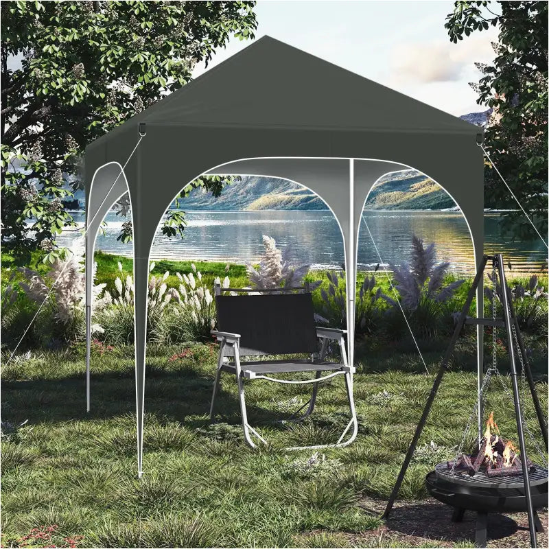 BukkitBow – Opvouwbare Partytent 2x2m – Oxford Stof en Metaal – UV-bestendig en Waterdicht – Verstelbaar in Hoogte