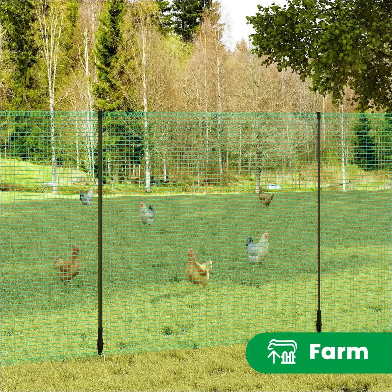 BukkitBow - Pluimveenet - Tuinhek - Campinghek - Afzethek - 53 g/m² PE - Groen