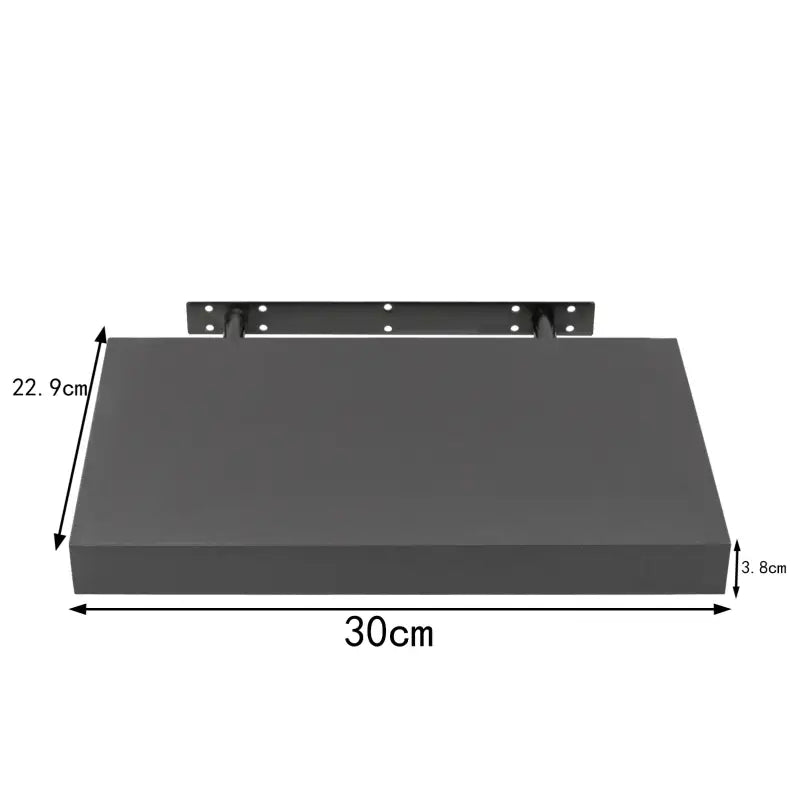 BukkitBow - Set van 2 Wandplanken - MDF - Zwevend Design - Diverse Maten - Maximale Belasting 5kg