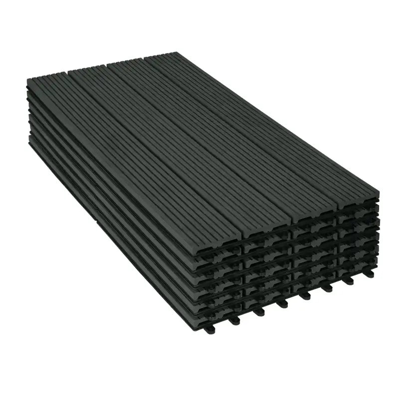 BukkitBow - Set WPC Terrastegels - 30x60cm - Plug-in Systeem - 6 Tegels