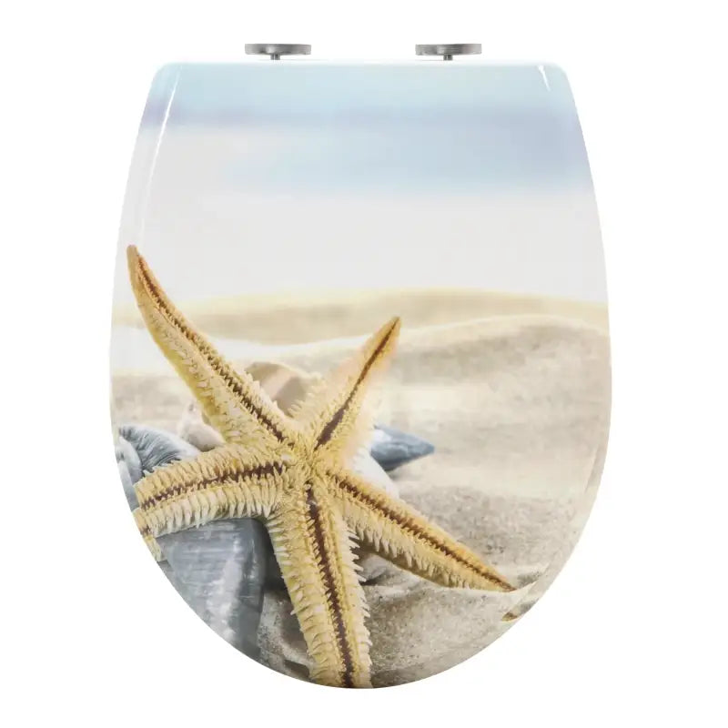 BukkitBow - Toiletbril met Softclose - Toiletbril / Toiletzitting met Print - Antibacterieel - V3