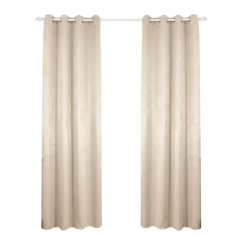 BukkitBow - Verduisterende Gordijnen - 100% Polyester - Damast Look - Dik Gordijn - Verschillende Maten - Set van 2