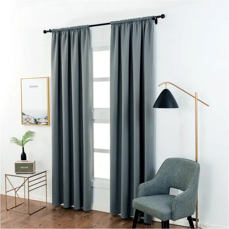 BukkitBow - Verduisteringsgordijnen - Zware Stof - Verschillende Lengtes en Breedtes - Set van 2 Gordijnen - 90%-95% Verduisterend