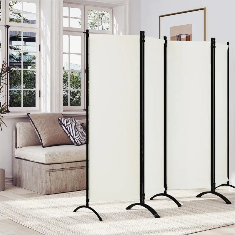 BukkitBow – Vouwbaar Privacyscherm 160g/m² Polyester – 224x182cm Stalen Frame – Binnen en Buiten – Verstelbaar en Weerbestendig