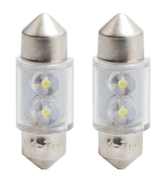 C5W 31mm autolamp 2 stuks wit | LED festoon | SV8.5 0.13W - 12V DC