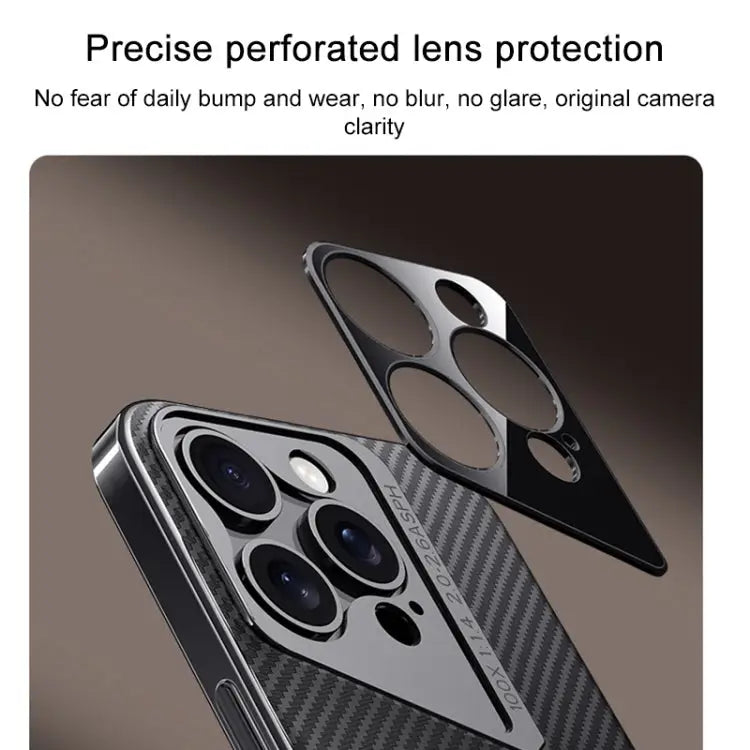 PC-telefoonhoesje met koolstofvezeltextuur