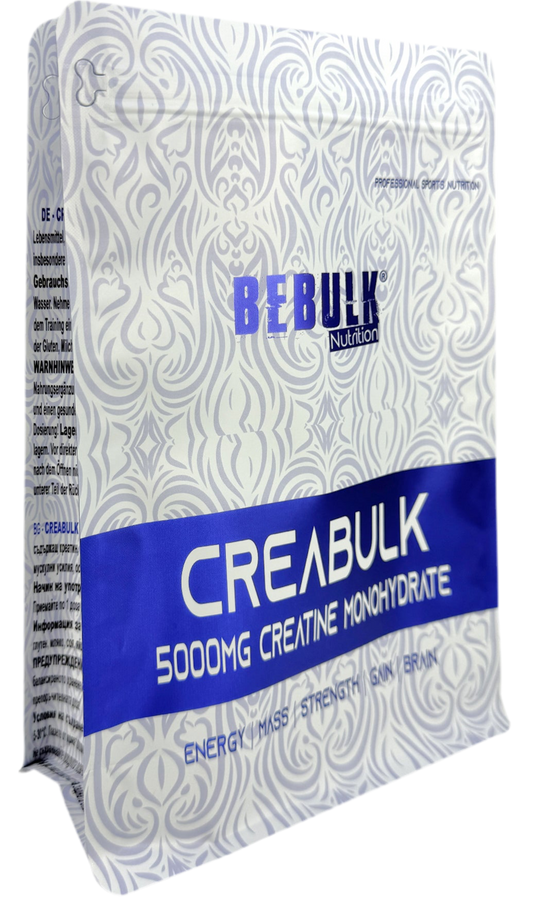 CreaBulk - 100% Creatine Monohydraat - BeBulk Nutrition 