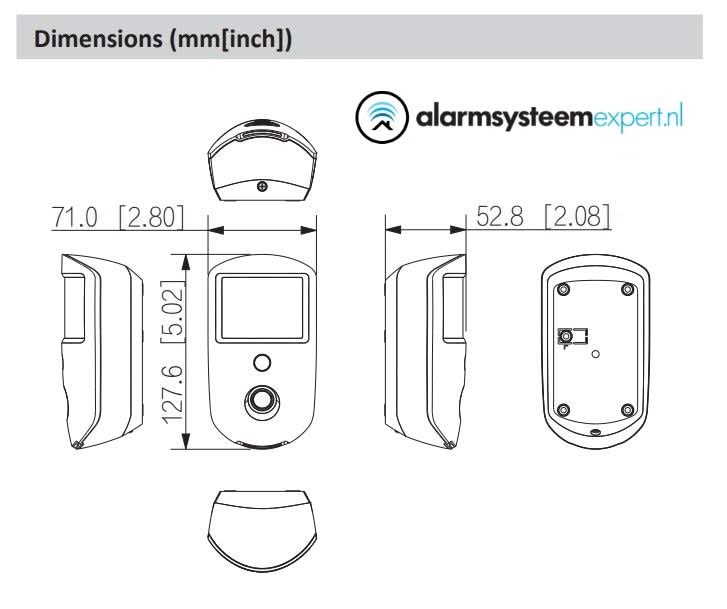 DHI-ARD1731-W2 Zwart, Draadloze PIR-Camera
