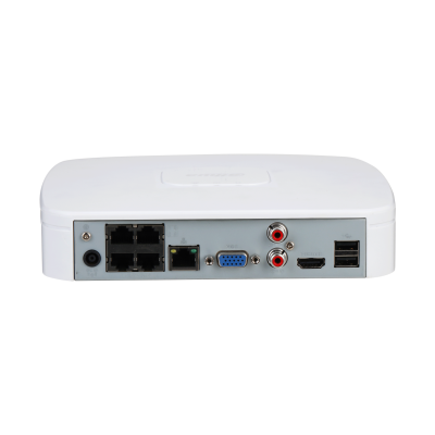 NVR2104-P-4KS3 Lite Series, 1x LAN 4x PoE Geschikt voor 4 IP camera's