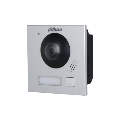 VTO4202F-P1 Video Intercom Camera Hoofdmodule met 1 beldrukker
