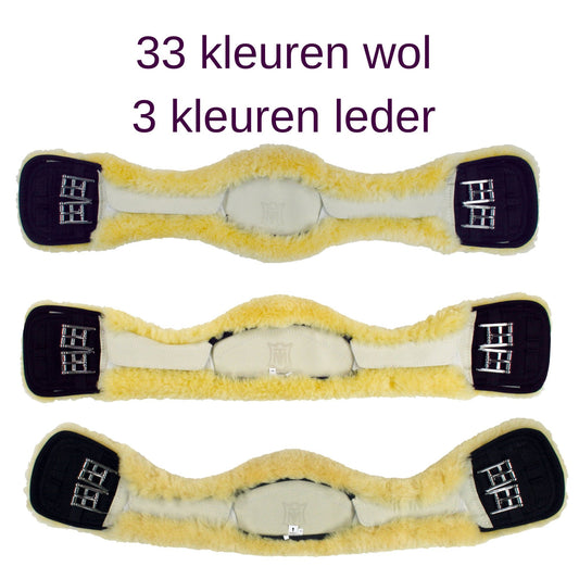 Dressuursingel Luxe Leder Slim Line