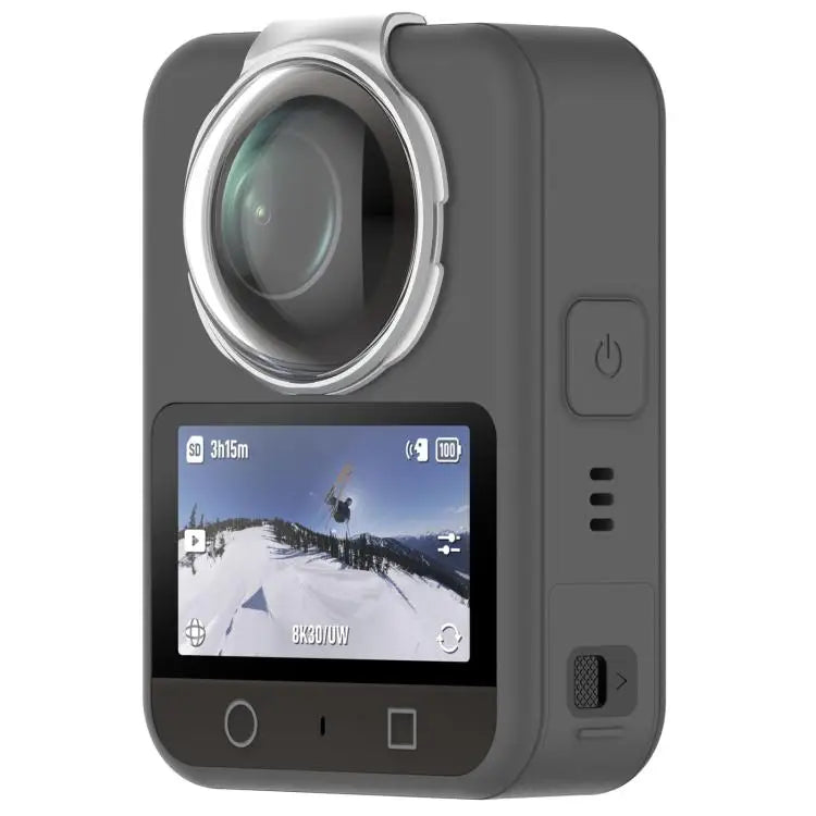 Voor DJI Osmo 360 Panoramische Camera Gehard Glas Beschermkap Lensbescherming (Zilver)