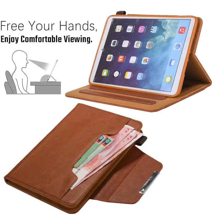 Hardware Buckle Smart Leather Tablet Case