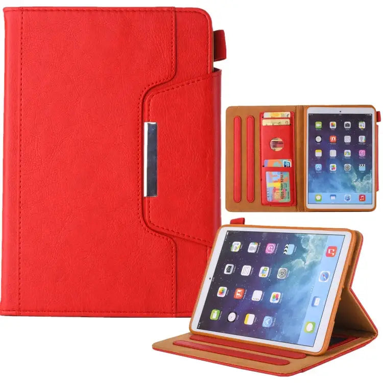 Hardware Buckle Smart Leather Tablet Case