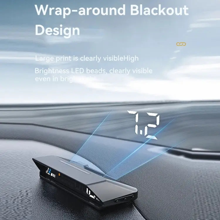 Head-up Display OBD Multi-function Vehicle Instrument Oil Temperature Gearbox Monitoring Screen(S101)