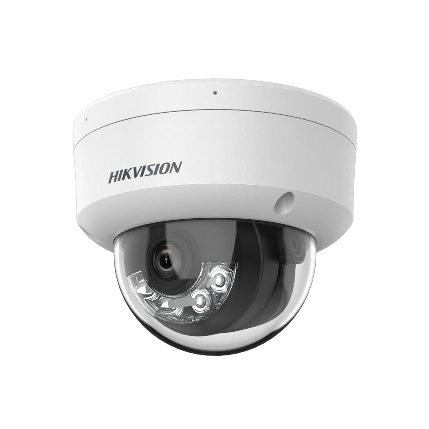 DS-2CD1183G2-LIU(F), 8MP 4K Dome Camera, AcuSense, Smart Hybrid Light, PoE en 2x Microfoon