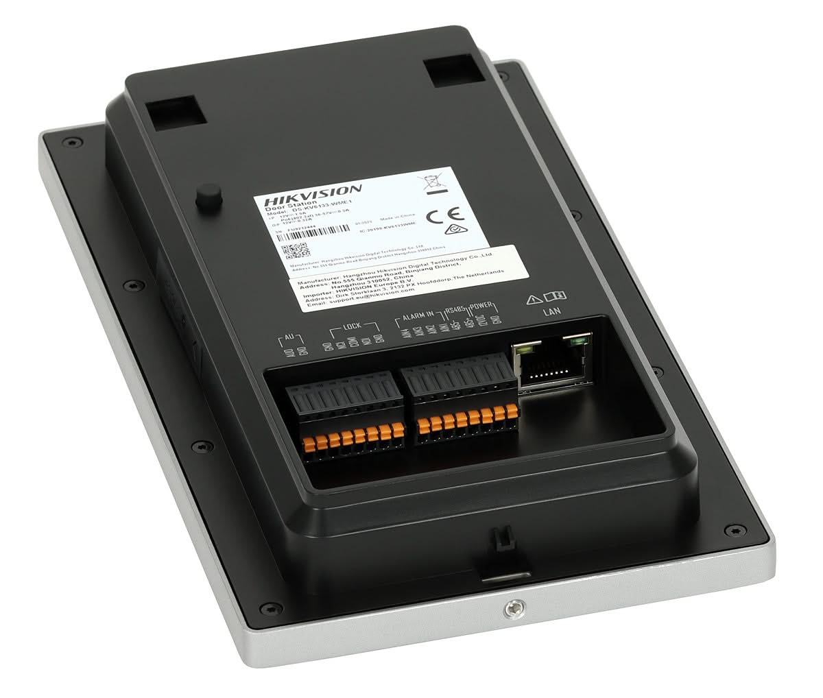 DS-KV6133-WME1 videodeurbel Stand-alone en/of modulair, PoE/12 Volt + WiFi