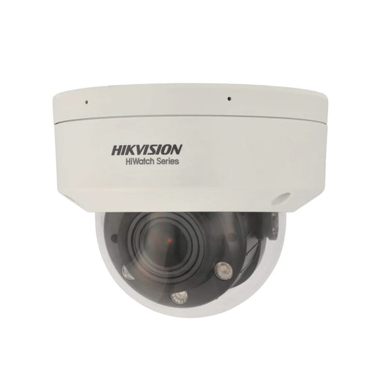HWI-D640HA-LZU, 4MP Dome camera, optische zoom 2.8mm-12mm, PoE, Smart Hybrid Lights, 2x Mic.