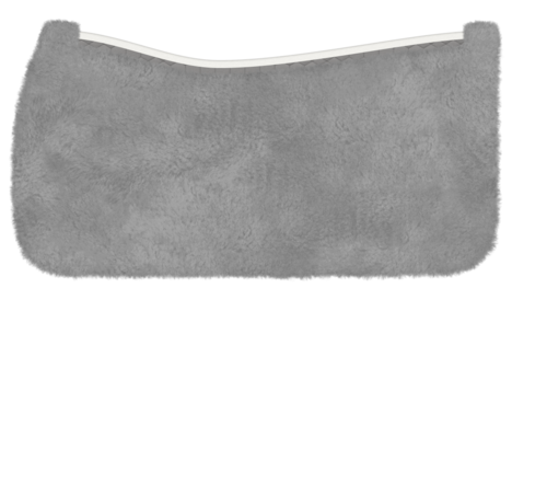 Mattes westernpad met 3 zakken