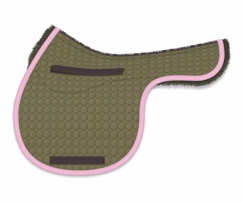 Mattesvormig zadeldekje met lamswol