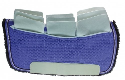 Mattes westernpad met 3 zakken