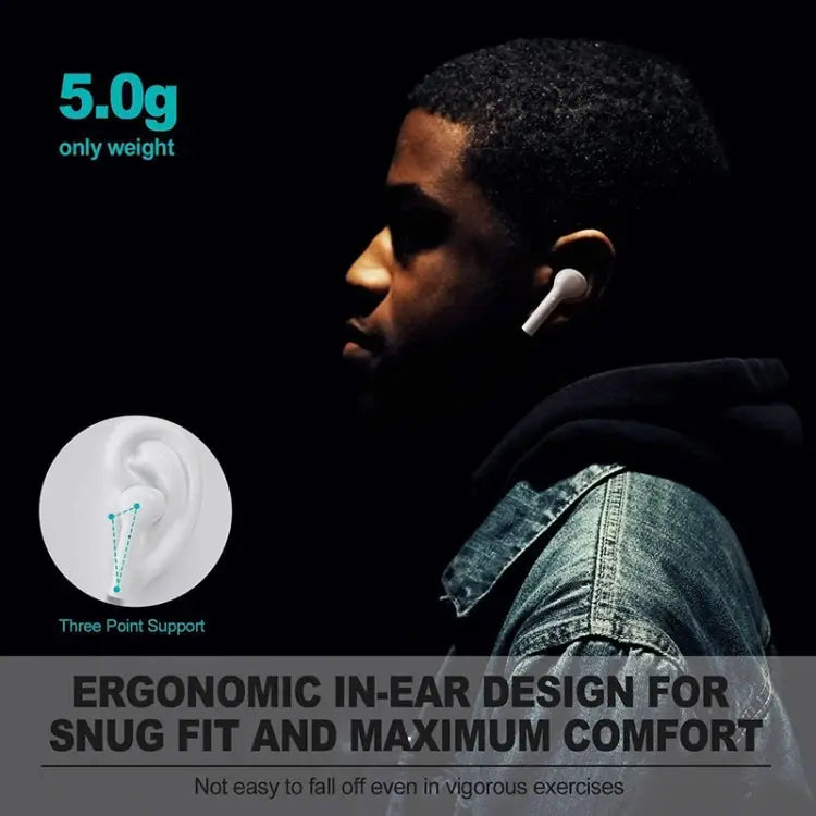 J3 Pro Hifi Wireless Bluetooth 5.2 Earphone LED Display Waterproof Sports Gaming Headset Noise Earbuds