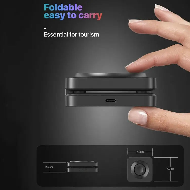 M9 3-in-1 draagbare magnetische opvouwbare draadloze oplader snellaadbeugel