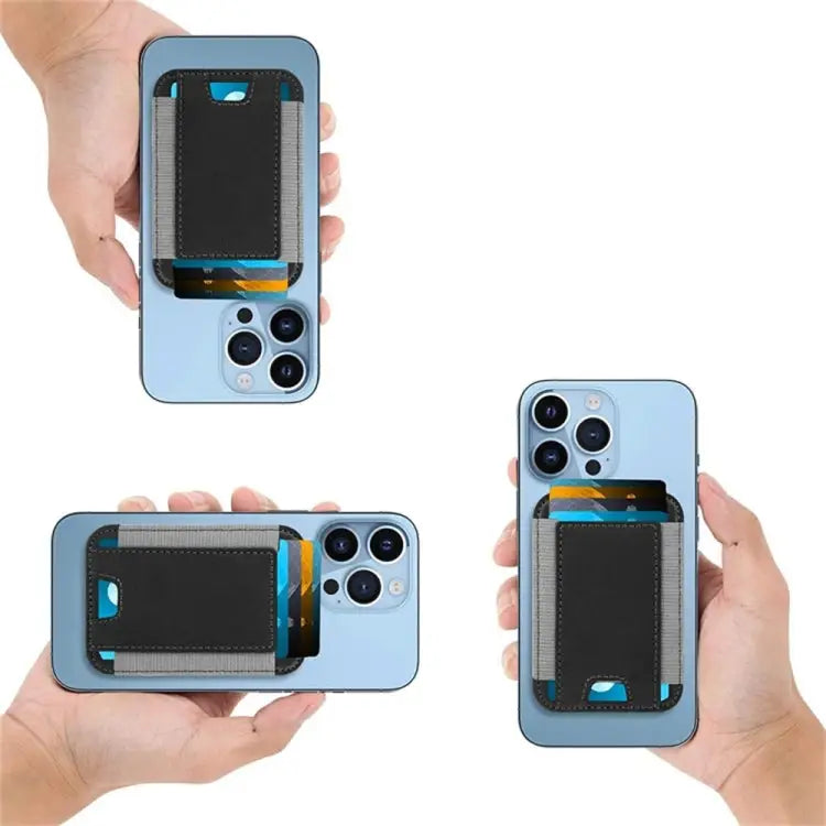 Mobile Phone MagSafe Wallet Elastic Retractable Card Holder