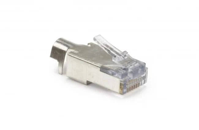 RJ45 Connector CAT7 FTP Pass Through connectors Set 10 stuks