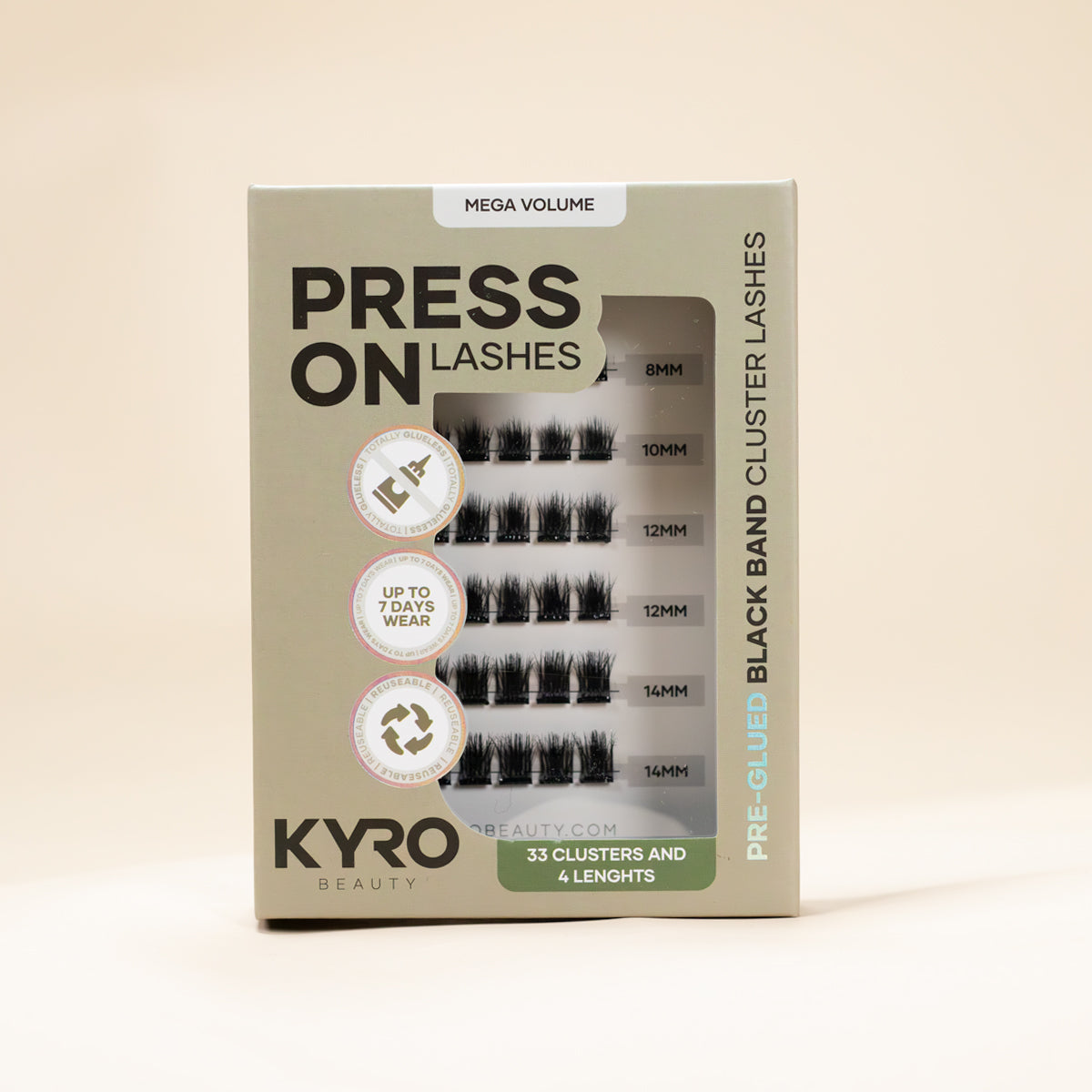 Voorgelijmde Mega Volume - Press-On Wimpers