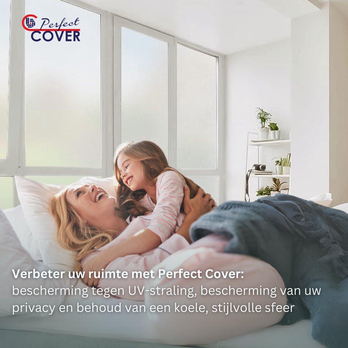 Perfect Cover Anti-mürekkep Melkglas Raamfolie - Dahil. Rakel en Mesje - 12 Maten'de Verkrijgbaar