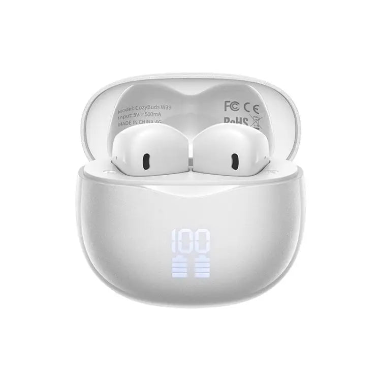 REMAX W39 Stereo Digital Display Wireless Bluetooth Earphone