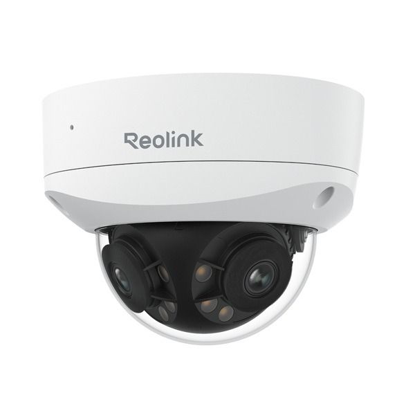 P757, 16MP Dual-Lens 4K Dome camera, Vandalismebestendig, PoE