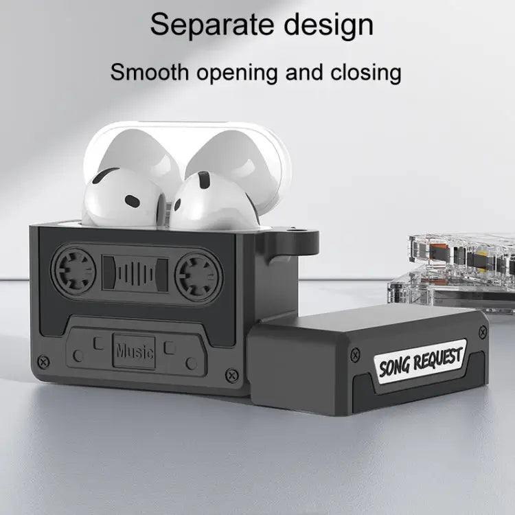 Retro siliconen oortelefoon beschermhoesje in tapevorm