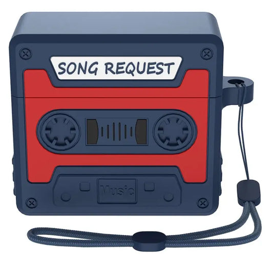 Retro siliconen oortelefoon beschermhoesje in tapevorm