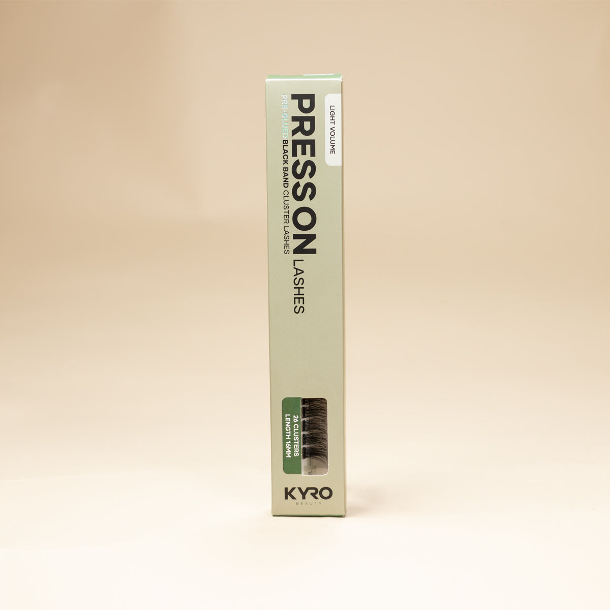 Enkele wimpers (verschillende lengtes) | Licht volume