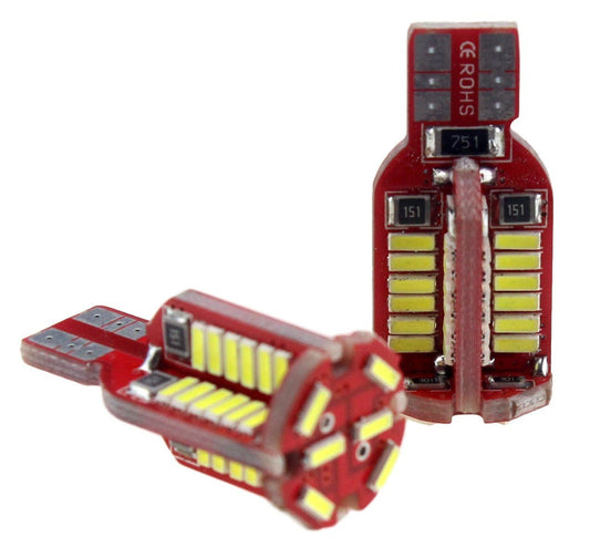 T15 W16W-set | autoverlichting LED 2 stuks | 54-SMD daglichtwit 6000K - 470 Lumen | CAN-BUS 12V DC - 2,76 Watt