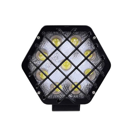 Verstraler LED 27W - werklicht HEX~1600 Lumen - 12V &amp; 24V DC | daglichtwit 6500K | IP67
