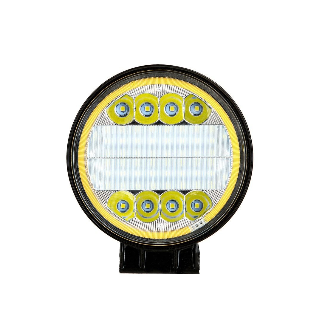 Verstraler LED 38W - Ø 112mm x 45mm | Combo (werklicht + HALO) - 12V &amp; 24V DC | daglichtwit 6500K | IP67 
