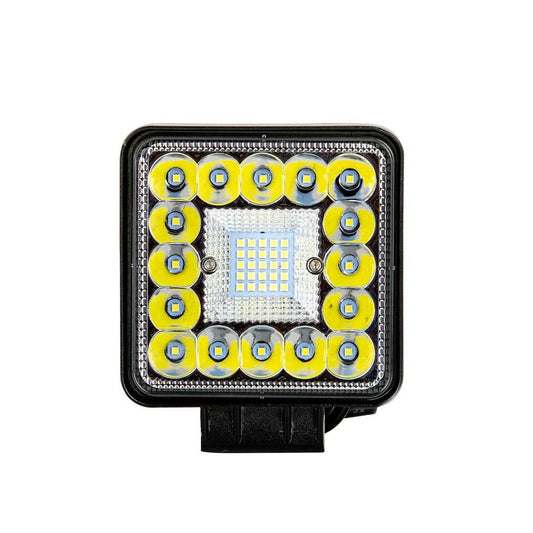 Verstraler LED 42W - 108mm x 108mm x 47mm | Combo (Spot + Flood) - 12V &amp; 24V DC | daglichtwit 6500K | IP67 