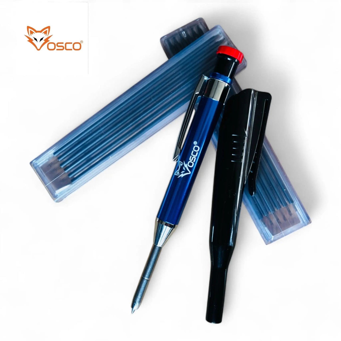 Vosco markeerstiftpotlood navulbaar incl. 12x vullingen