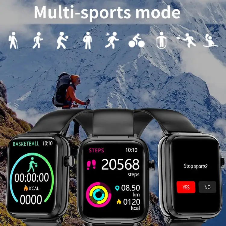 X8 1.69 inch IPS Screen Smart Watch TWS Earbuds, Support Bluetooth Call(Black)