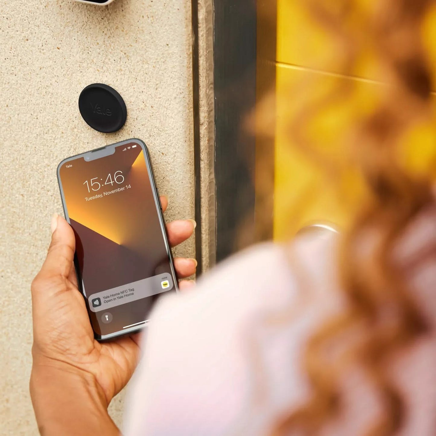 Linus Smart Lock L2, Slim Deurslot Zwart